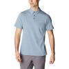 Columbia Mens Thistletown Ridge Polo Sp21(Dark Mountain/Sky Blue)