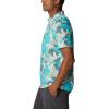 Columbia Mens Thistletown Ridge Polo Sp21(Ice Green Floriated)