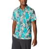 Columbia Mens Thistletown Ridge Polo Sp21(Ice Green Floriated)