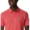 Columbia Mens Thistletown Ridge Polo Sp21(Mountain Red Heather)