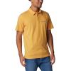 Columbia Mens Thistletown Ridge Polo Sp21(Raw Honey Heather)