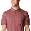 Columbia Mens Thistletown Ridge Polo Sp21(Red Jasper Heather)