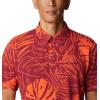 Columbia Mens Thistletown Ridge Polo Sp21(Red Onion King Palms)