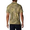 Columbia Mens Thistletown Ridge Polo Sp21(Stone Green King Palms)