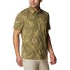 Columbia Mens Thistletown Ridge Polo Sp21(Stone Green King Palms)