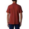 Columbia Mens Thistletown Ridge Polo Sp21(Warp Red Heather  Double Decker Stripe)