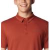 Columbia Mens Thistletown Ridge Polo Sp21(Warp Red Heather)