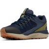 Columbia Men’s Trailstorm Mid Waterproof Hiking Shoe(Collegiate Navy/Mosstone)