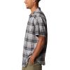 Columbia Men’s Under Exposure Yarn Dye Short Sleeve Shirt(City Grey Madras Gingham)