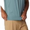 Columbia Mens Zero Ice Cirro-Cool Short Sleeve Shirt(Metal/Metal Heather)