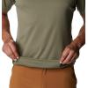 Columbia Mens Zero Ice Cirro-Cool Short Sleeve Shirt(Stone Green/Stone Green Heather)