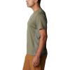 Columbia Mens Zero Ice Cirro-Cool Short Sleeve Shirt(Stone Green/Stone Green Heather)