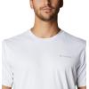Columbia Mens Zero Ice Cirro-Cool Short Sleeve Shirt(White)