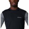 Columbia Men’s Zero Rules Long Sleeve Shirt(Black/Black Heather)