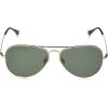 Columbia Norwester Aviator Polarized Sunglasses, Gold/Green Polarized, 59 mm