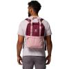 Columbia Unisex Trail Traveler 18L Backpack, Rain Forest/Collegiate Navy, One Size(Rich Wine/Eraser Pink)