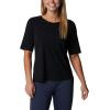 Columbia Women’s Anytime Knit Short Sleeve Tee(Black)