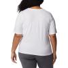 Columbia Women’s Anytime Knit Short Sleeve Tee(White)