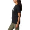 Columbia Womens Bluebird Day™ Relaxed Crew NeckBluebird Day Relaxed Crew Neck(Black Heather/Branded Bouquet)