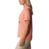 Columbia Womens Bluebird Day™ Relaxed Crew NeckBluebird Day Relaxed Crew Neck(Coral Reef Heather/Lakeshore Flora)