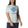 Columbia Womens Bluebird Day™ Relaxed Crew NeckBluebird Day Relaxed Crew Neck(Icy Morn Heather/Stacked Dotty)