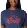 Columbia Womens Bluebird Day™ Relaxed Crew NeckBluebird Day Relaxed Crew Neck(Nocturnal Heather/Canada Treescape)