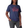 Columbia Womens Bluebird Day™ Relaxed Crew NeckBluebird Day Relaxed Crew Neck(Nocturnal Heather/Canada Treescape)