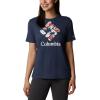 Columbia Womens Bluebird Day™ Relaxed Crew NeckBluebird Day Relaxed Crew Neck(Nocturnal Heather/Lakeshore Flora)