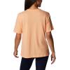 Columbia Womens Bluebird Day™ Relaxed Crew NeckBluebird Day Relaxed Crew Neck(Peach Heather/Csc Stacked Graphic)