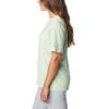 Columbia Womens Bluebird Day™ Relaxed Crew NeckBluebird Day Relaxed Crew Neck(Sage Leaf Heather/Foxy Peddle)