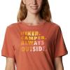 Columbia Womens Bluebird Day™ Relaxed Crew NeckBluebird Day Relaxed Crew Neck(Teak Brown Heather)