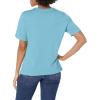 Columbia Womens Bluebird Day™ Relaxed Crew NeckBluebird Day Relaxed Crew Neck(Vista Blue Heather/Csc Stacked Graphic)
