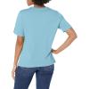 Columbia Womens Bluebird Day™ Relaxed Crew NeckBluebird Day Relaxed Crew Neck(Vista Blue Heather/Csc Stacked Halftone)