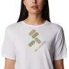 Columbia Womens Bluebird Day™ Relaxed Crew NeckBluebird Day Relaxed Crew Neck(White/Csc Gem Confetti)