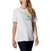 Columbia Womens Bluebird Day™ Relaxed Crew NeckBluebird Day Relaxed Crew Neck(White/Hiker Camper)