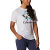 Columbia Womens Bluebird Day™ Relaxed Crew NeckBluebird Day Relaxed Crew Neck(White/Lakeshore Flora)