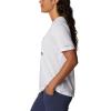 Columbia Womens Bluebird Day™ Relaxed Crew NeckBluebird Day Relaxed Crew Neck(White/Lakeshore Flora)