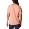 Columbia Womens Bluebird Day™ Relaxed V Neck(Coral Reef Heather/Lakeshore Flora)