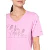 Columbia Womens Bluebird Day™ Relaxed V Neck(Cosmos Heather/Floral Friends)
