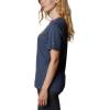 Columbia Womens Bluebird Day™ Relaxed V Neck(Nocturnal Heather/Hey There)