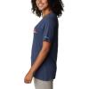 Columbia Womens Bluebird Day™ Relaxed V Neck(Nocturnal Heather/Lakeshore Flora)