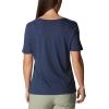 Columbia Womens Bluebird Day™ Relaxed V Neck(Nocturnal Heather/Typhoon Blooms Framed)