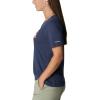 Columbia Womens Bluebird Day™ Relaxed V Neck(Nocturnal Heather/Typhoon Blooms Framed)