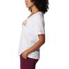 Columbia Womens Bluebird Day™ Relaxed V Neck(White/Be Outdoors)