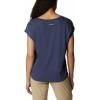 Columbia Womens Bluebird Days Modern Short Sleeve Tee(Nocturnal Heather/Peaceful Perspective Grx)