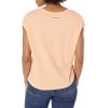Columbia Womens Bluebird Days Modern Short Sleeve Tee(Peach Heather/Mindful Meditation Graphic)