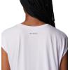 Columbia Womens Bluebird Days Modern Short Sleeve Tee(Purple Tint Heather/Meditation Isle Grx)