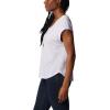 Columbia Womens Bluebird Days Modern Short Sleeve Tee(Purple Tint Heather/Meditation Isle Grx)