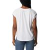 Columbia Womens Bluebird Days Modern Short Sleeve Tee(White/Peaceful Perspective Graphic)
