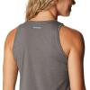 Columbia Womens Bluff Mesa™ TankCami Shirt(Charcoal Heather/Floral Leafscape)
